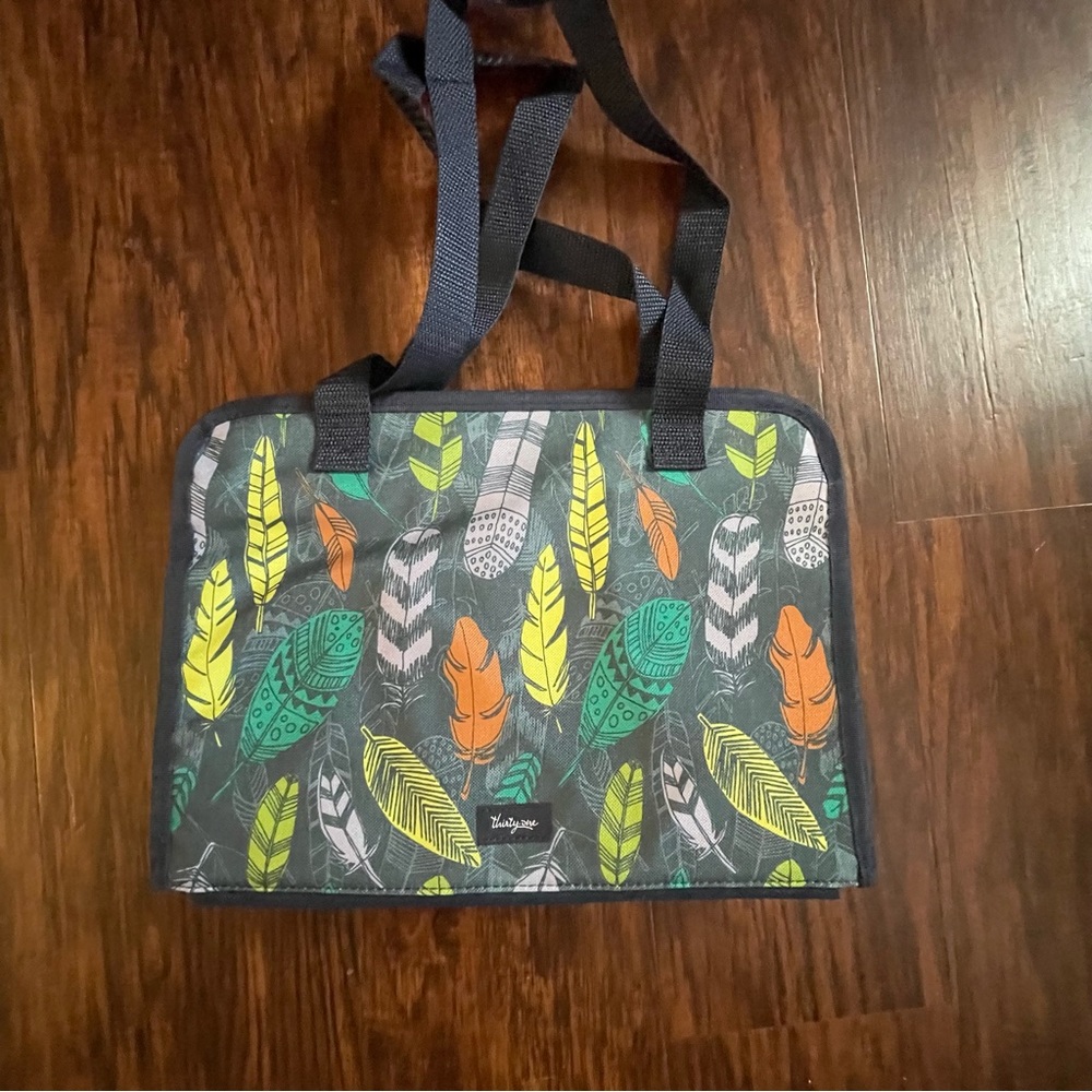 Thirty-One Get Creative Caddy Falling Feathers